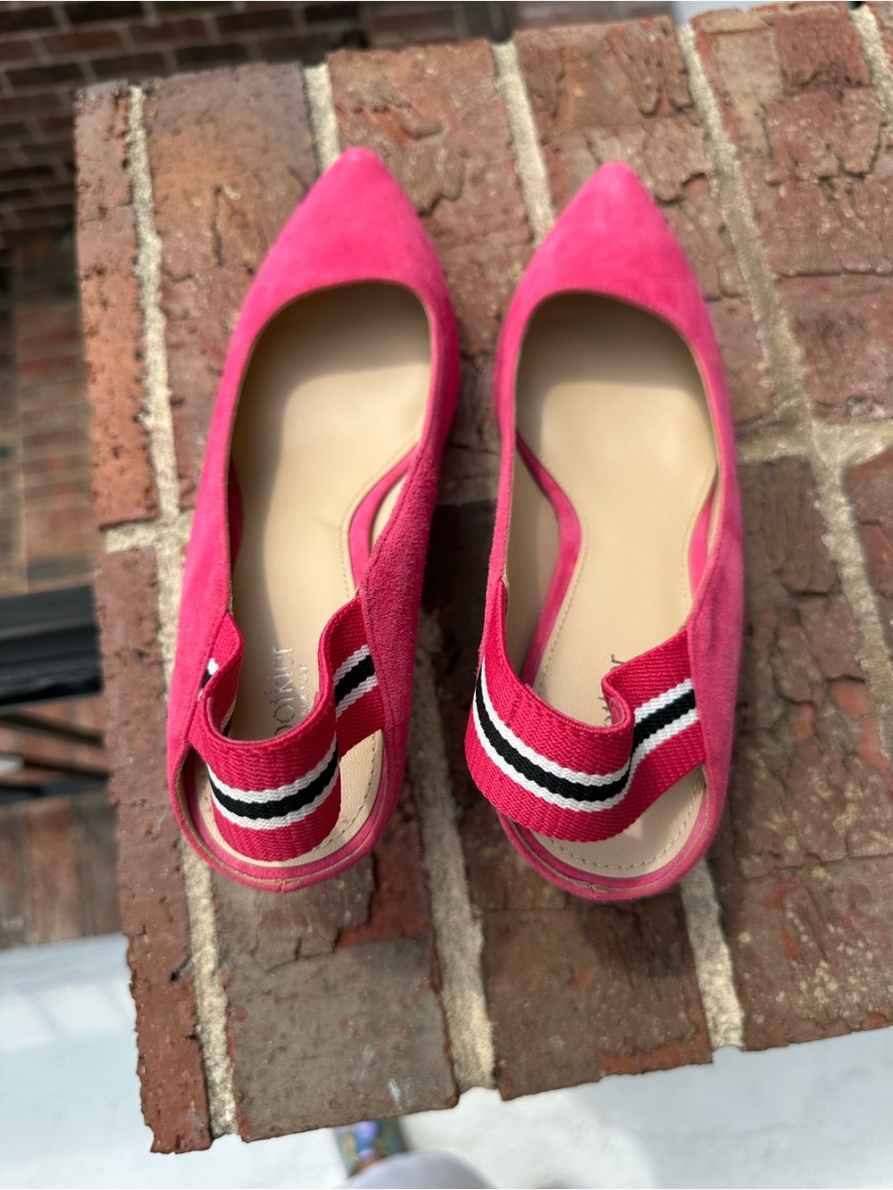 Botkier, Women’s Hot Pink Pointed Toe Slingback SuedePumps size 7 - Picture 4 of 8